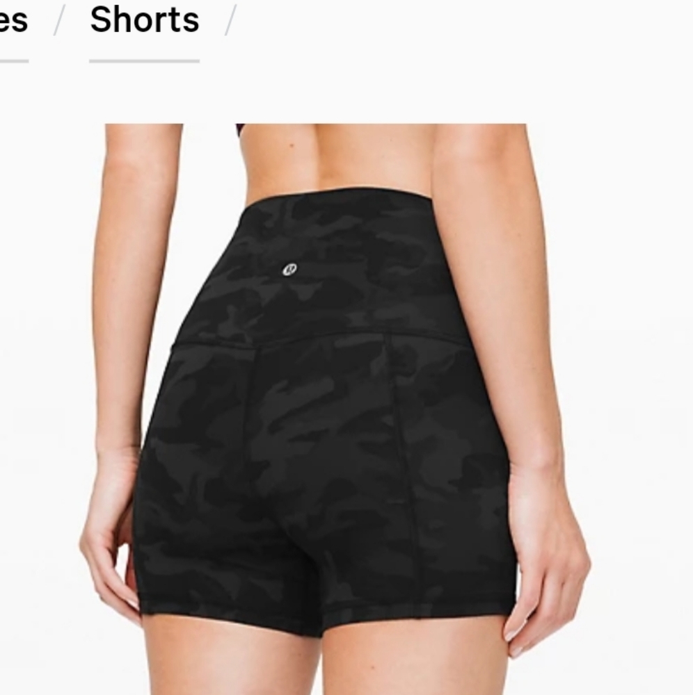 Lululemon camo shorts
